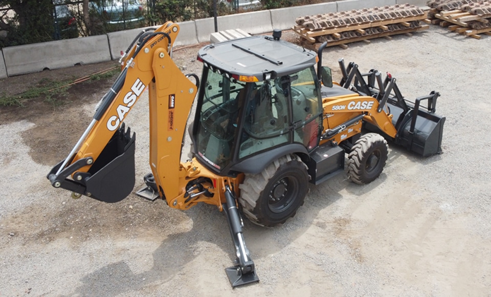 Image of an Excavator CX210B.